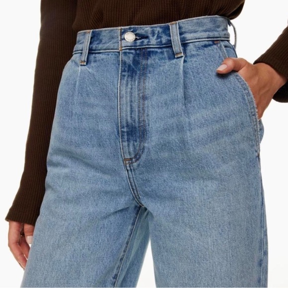 Aritzia Denim Forum The Luanne High Rise Tapered 30L Jeans 29 - Picture 5 of 16